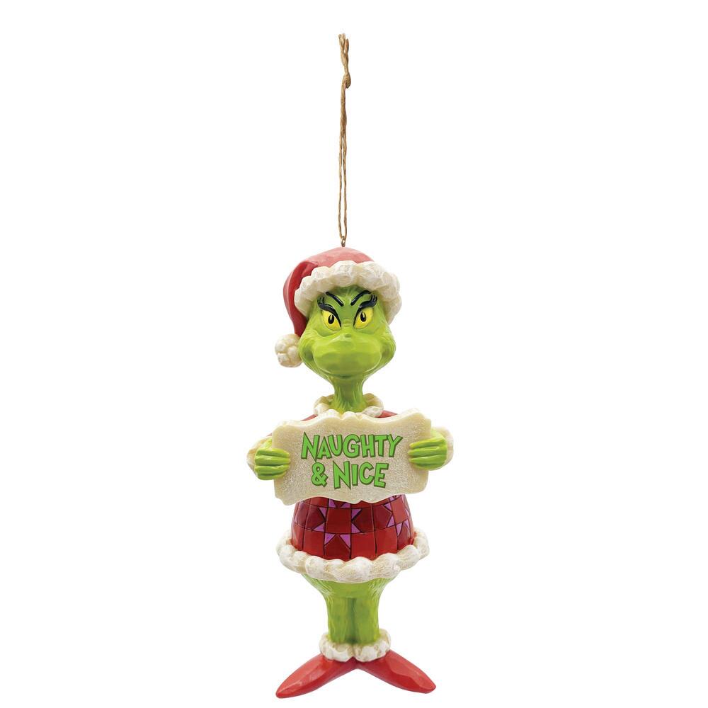 Jim Shore Dr. Seuss Grinch Naughty & Nice Ornament
